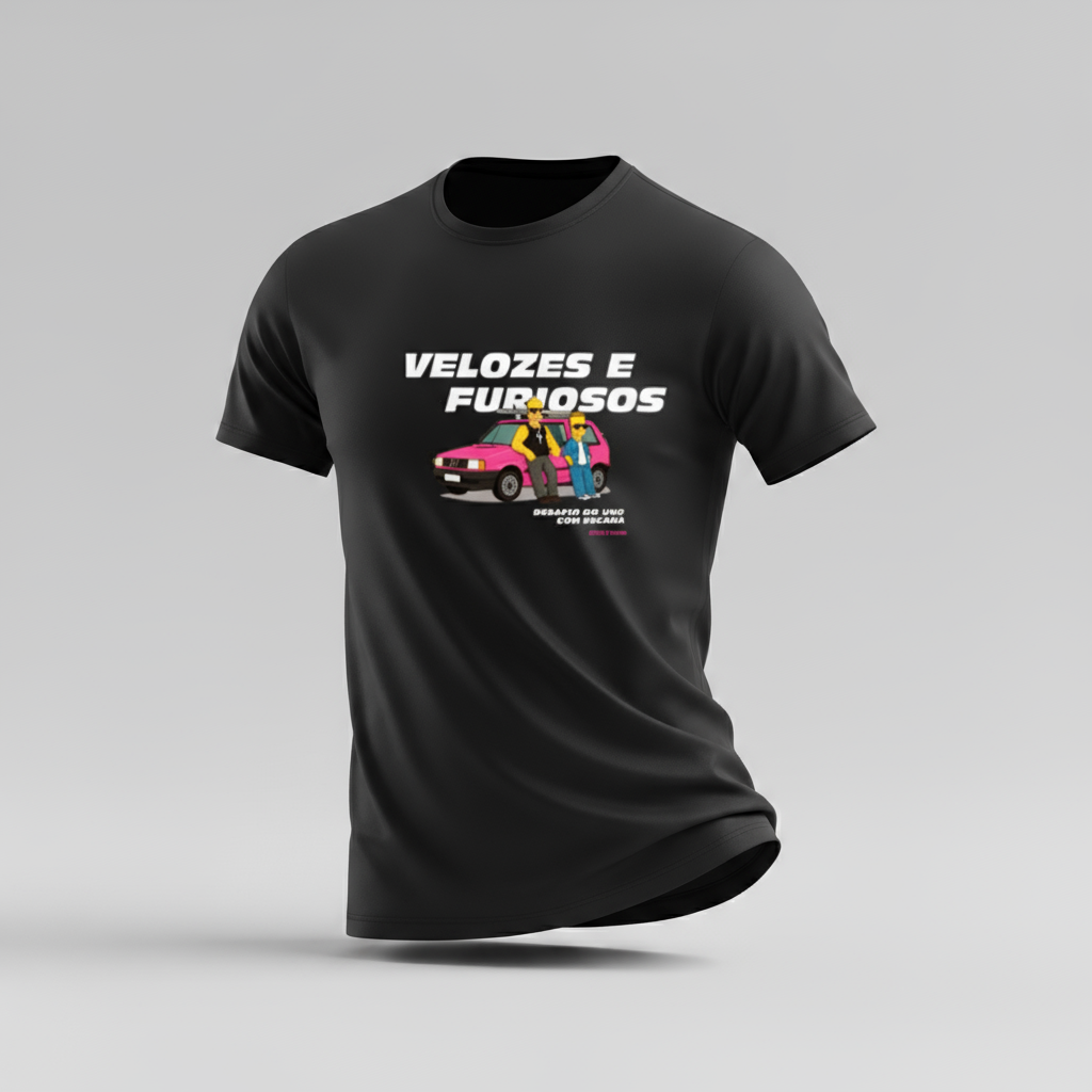 Camiseta poliamida Velozes e Furiosos Uno com Escada – Fullgas