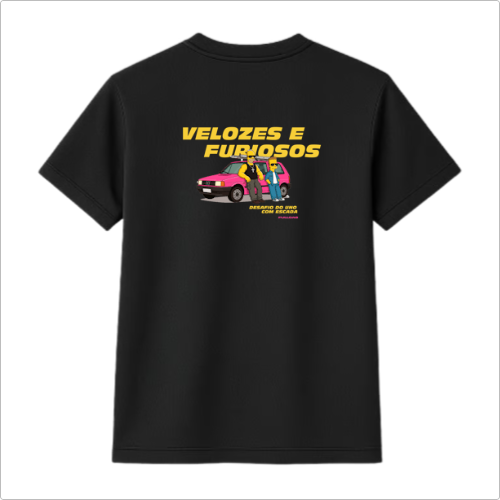 Camiseta básica Velozes e Furiosos Uno com Escada – Fullgas