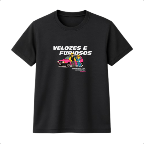 Camiseta poliamida Velozes e Furiosos Uno com Escada – Fullgas