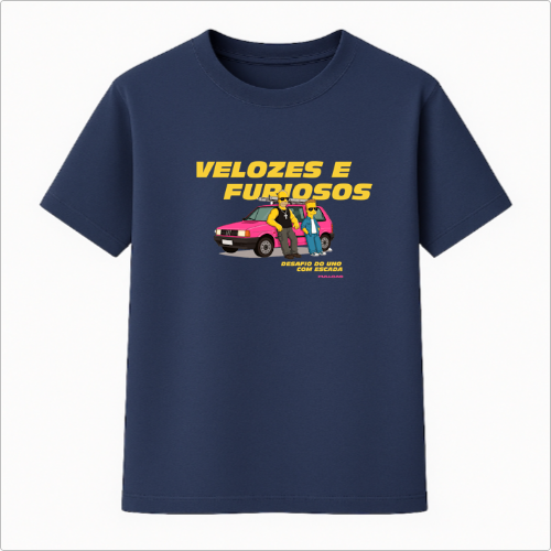 Camiseta básica Velozes e Furiosos Uno com Escada – Fullgas