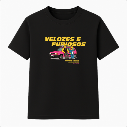 Camiseta básica Velozes e Furiosos Uno com Escada – Fullgas