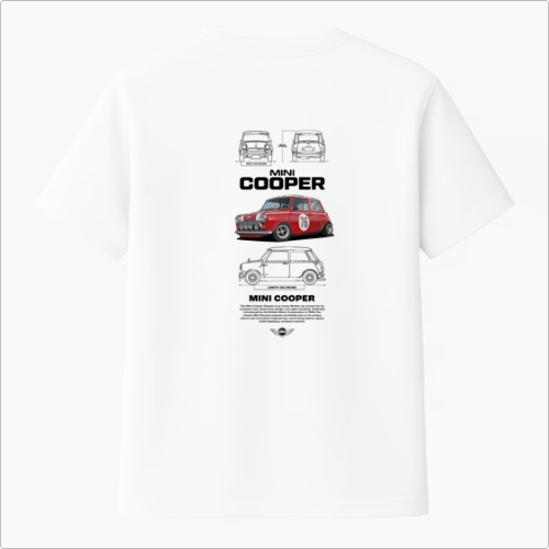 Camiseta básica premium - Minicooper (costas)